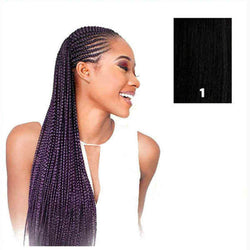 Extensions pour les Cheveux X-Pression   Noir Synthétique 208,28 cm pelo sintetico Nº 1 Beauté, Soins des cheveux X-Pression   