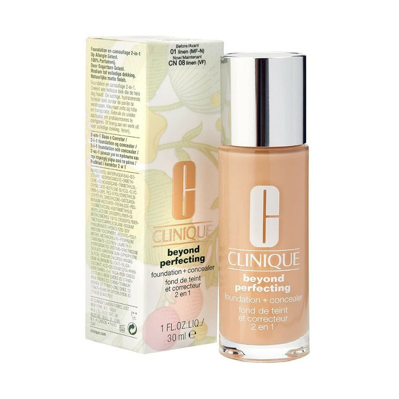 Base de maquillage liquide Clinique Beyond Perfecting 1-linen 2 en 1 30 ml Beauté, Maquillage Clinique   