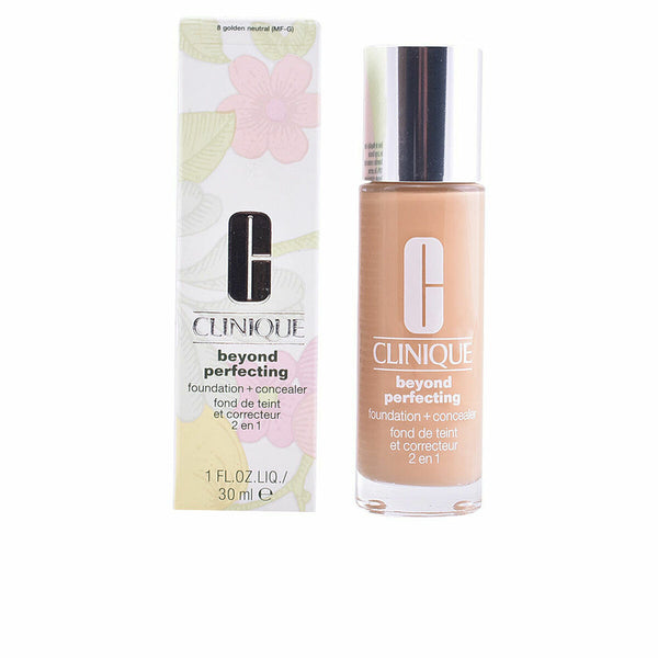 Base de maquillage liquide Clinique Beyond Perfecting 8-golden neutral 2 en 1 (30 ml) Beauté, Maquillage Clinique   