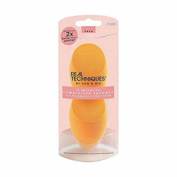 Éponges de maquillage Miracle Complexion Real Techniques 1462 (2 pcs) Beauté, Ustensiles et accessoires Real Techniques   