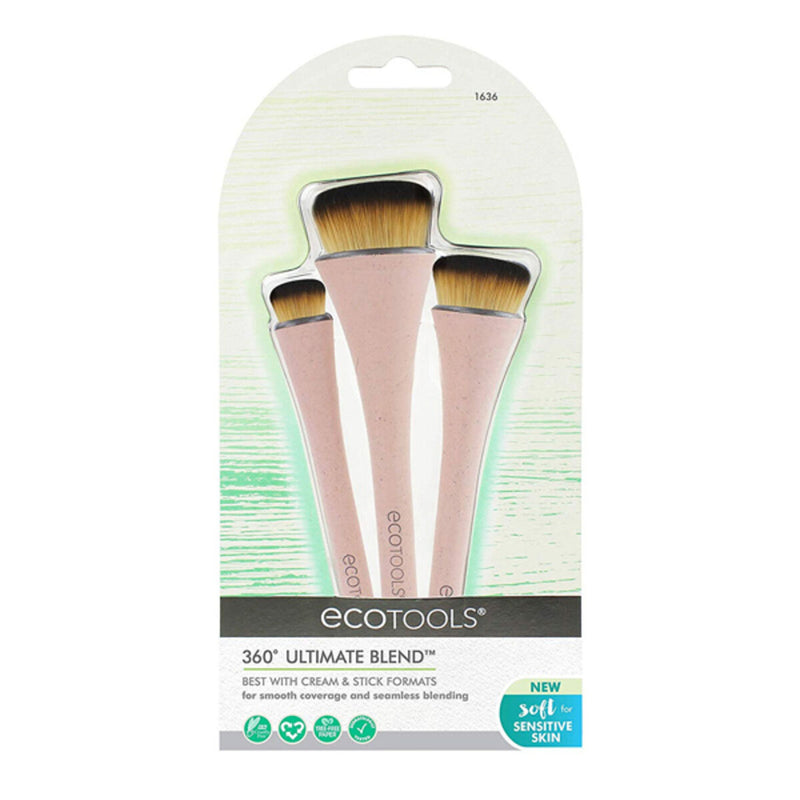 Pinceau de Maqullage 360º Ultimate Ecotools 1636 (2 pcs) 3 Pièces Beauté, Ustensiles et accessoires Ecotools   