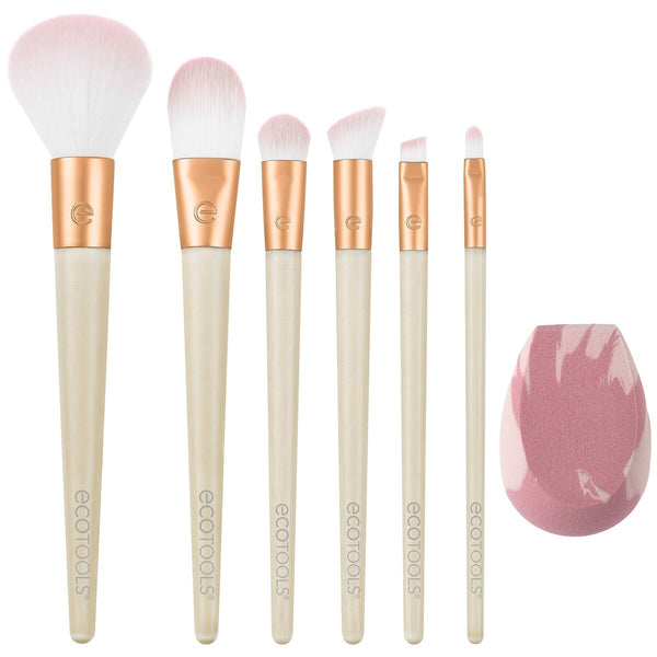 Kit de broche de maquillage Ecotools Wrapped In Glow Édition limitée 7 Pièces Beauté, Ustensiles et accessoires Ecotools   