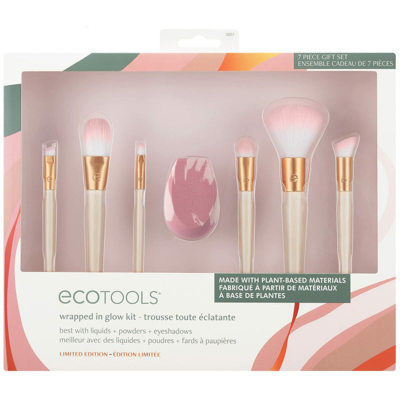 Kit de broche de maquillage Ecotools Wrapped In Glow Édition limitée 7 Pièces Beauté, Ustensiles et accessoires Ecotools   