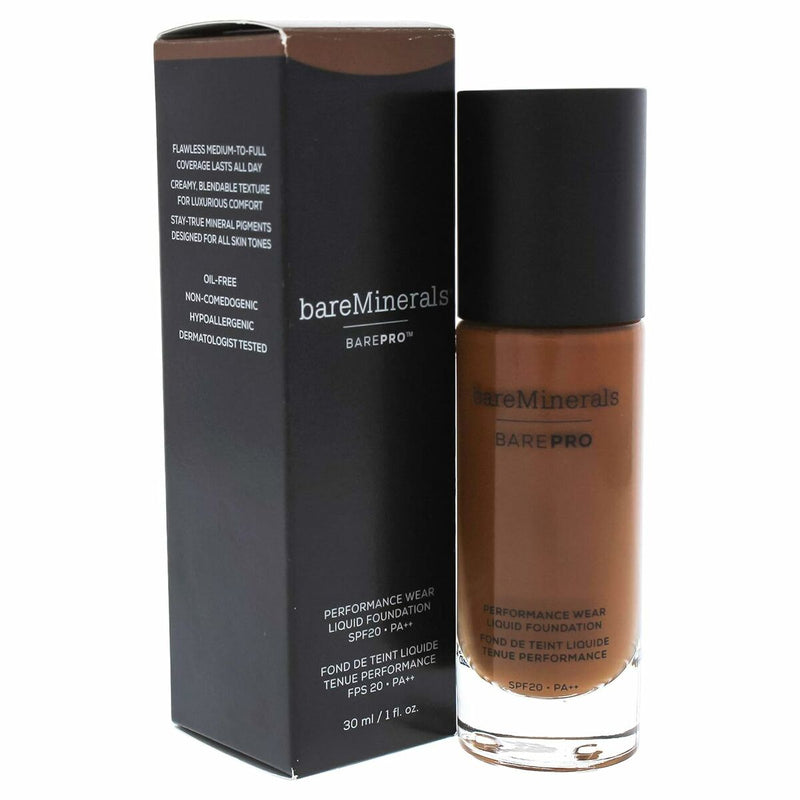 Base de maquillage liquide bareMinerals Barepro Nº 30 Cocoa Spf 20 30 ml Beauté, Maquillage bareMinerals   