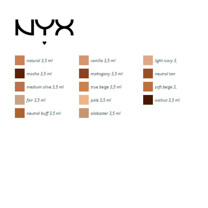 Correcteur facial Can't Stop Won't Stop NYX (3,5 ml) Beauté, Maquillage NYX   