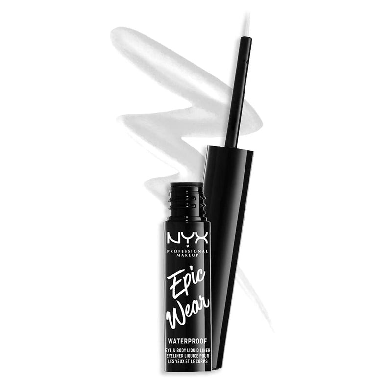 Eyeliner NYX Epic Wear Résistant à l'eau Blanc Beauté, Maquillage NYX   