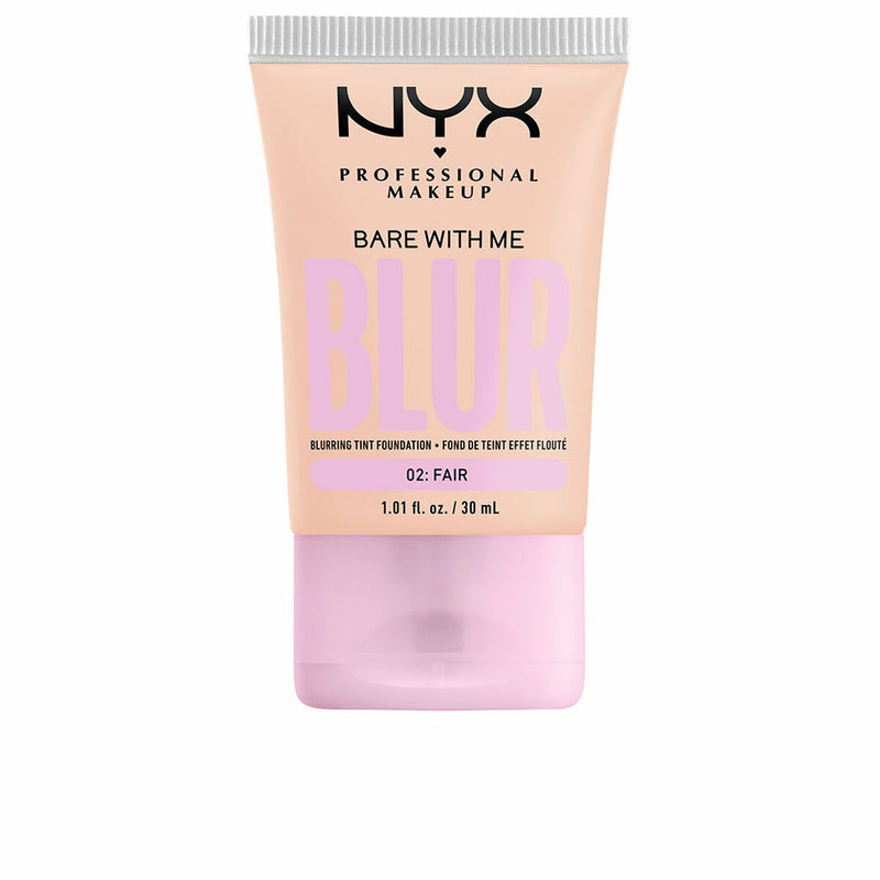 Base de maquillage liquide NYX Bare With Me Blur Nº 02 Fair 30 ml Beauté, Maquillage NYX   