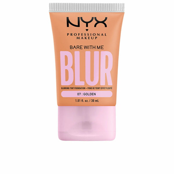 Base de maquillage liquide NYX Bare With Me Blur Nº 07- golden (30 ml) Beauté, Maquillage NYX   