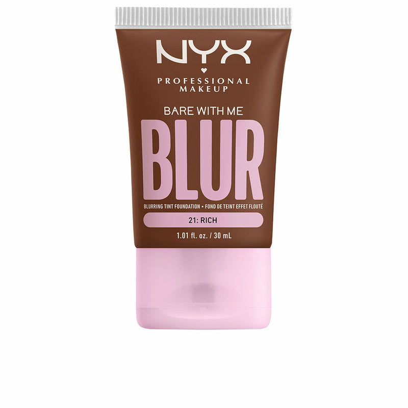 Base de Maquillage Crémeuse NYX Bare With Me Blur Nº 21 Rich 30 ml Beauté, Maquillage NYX   