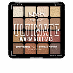 Palette d'ombres à paupières NYX Ultimate #Warm neutrals 16 x 0,83 g Beauté, Maquillage NYX   