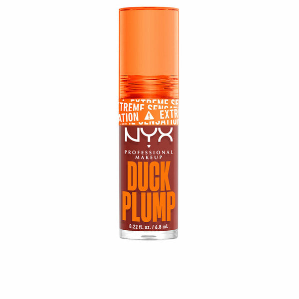 Brillant à lèvres NYX Duck Plump Brick of time 6,8 ml Beauté, Maquillage NYX   