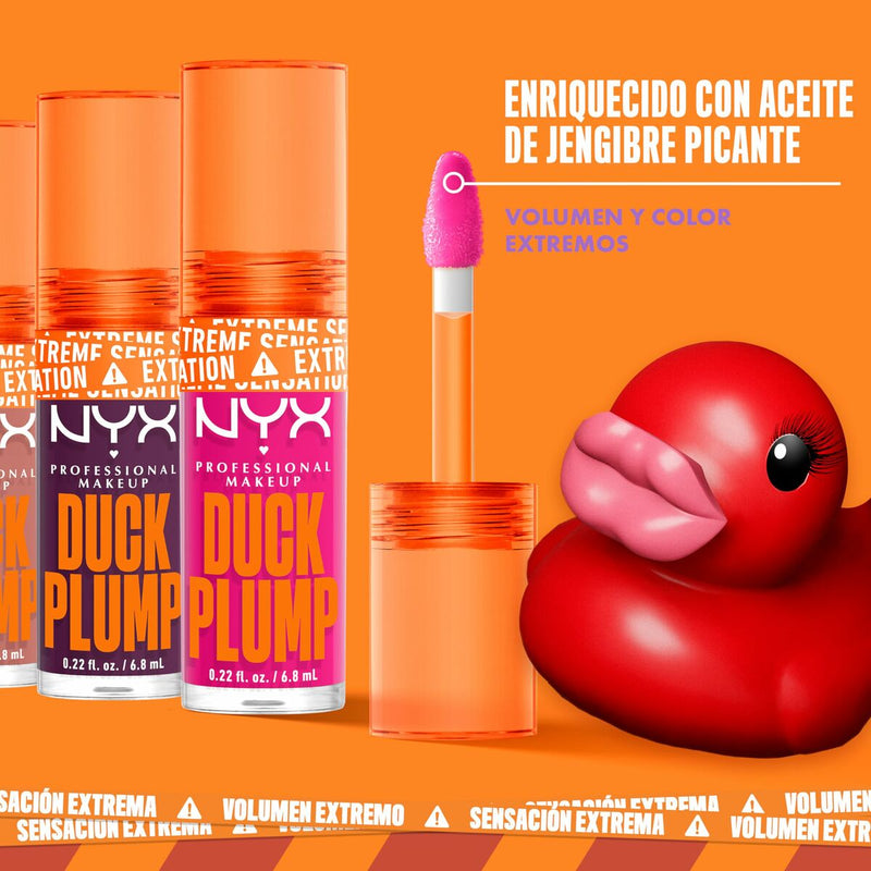 Brillant à lèvres NYX Duck Plump Hall of flame 6,8 ml Beauté, Maquillage NYX   