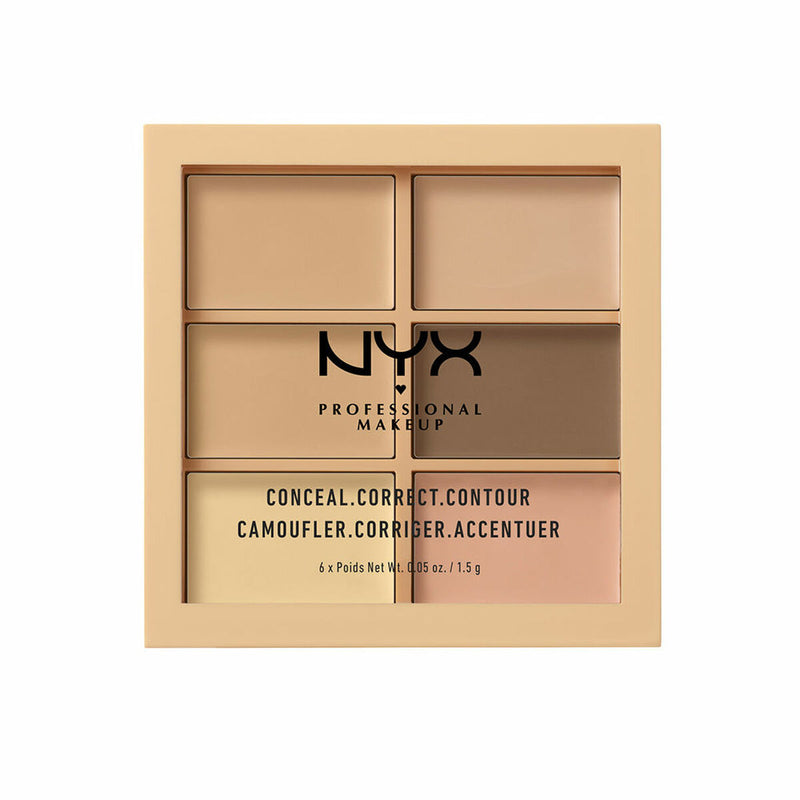 Set de Maquillage NYX Conceal Correct Contour 6 x 1,5 g Palette 1,5 g Beauté, Maquillage NYX   