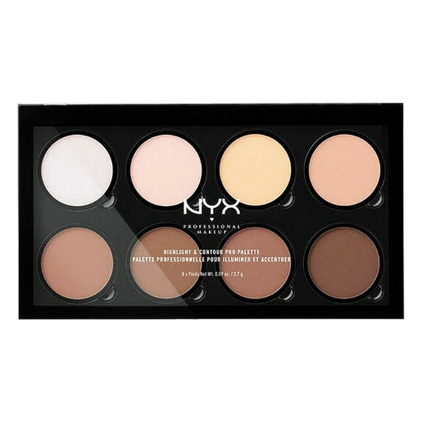 Éclaircissant Highlight & Contour Pro NYX (8 x 2,7 g) Beauté, Maquillage NYX   