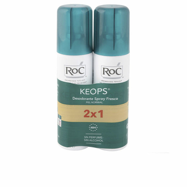 Spray déodorant Roc Keops Spray Fresco Frais Spray 2 Pièces (2 x 150 ml) Beauté, Bain et hygiène personnelle Roc   