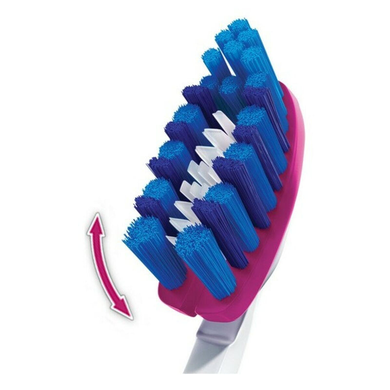 Brosse à Dents 3D White Pro-Flex Luxe Oral-B D White Flex Luxe Moyen 1 Unités Santé et toilette intime, Soins bucco-dentaires Oral-B   