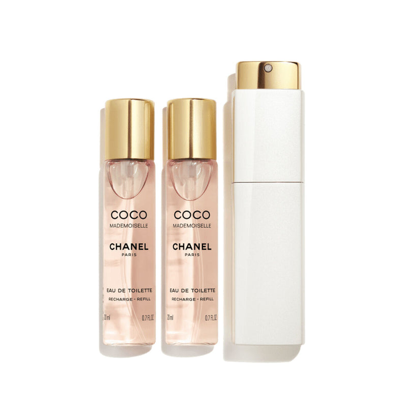 Set de Parfum Femme Chanel Twist & Spray Coco Mademoiselle 3 Pièces Beauté, Parfums et fragrances Chanel   