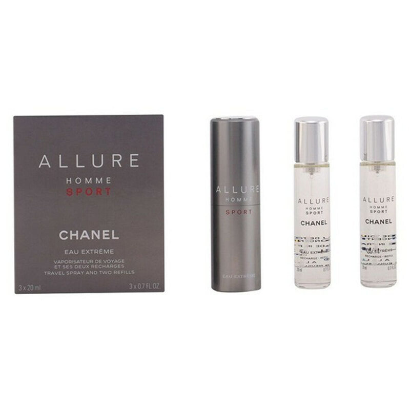 Set de Parfum Homme Allure Homme Sport Chanel Allure Homme Sport Eau Extrême (3 pcs) Beauté, Parfums et fragrances Chanel   