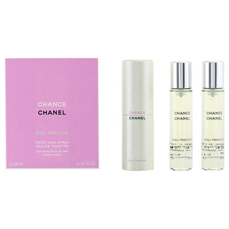 Set de Parfum Femme Chance Eau Fraiche Chanel Chance Eau Fraiche (3 pcs) Beauté, Parfums et fragrances Chanel   