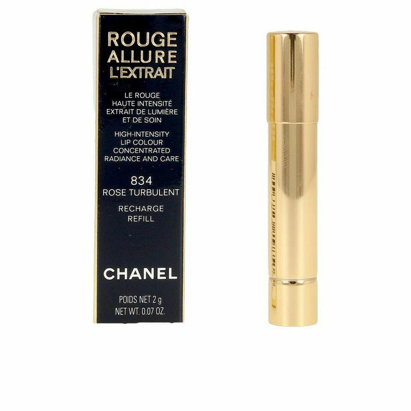 Rouge à lèvres Chanel Rouge Allure L'extrait - Ricarica Rose Turbulent 834 Beauté, Maquillage Chanel   