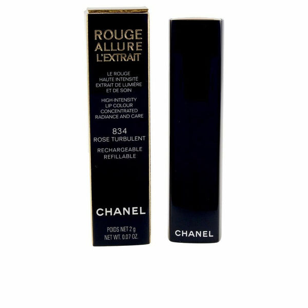 Rouge à lèvres Chanel Rouge Allure L'extrait Rose Turbulent 834 Beauté, Maquillage Chanel   