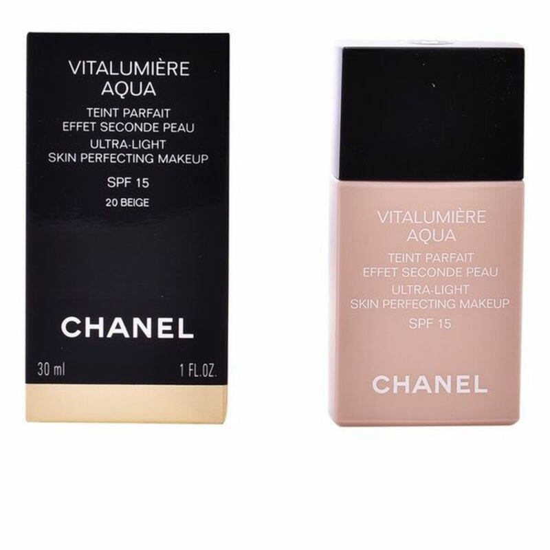 Base de maquillage liquide Vitalumière Aqua Chanel Beauté, Maquillage Chanel   