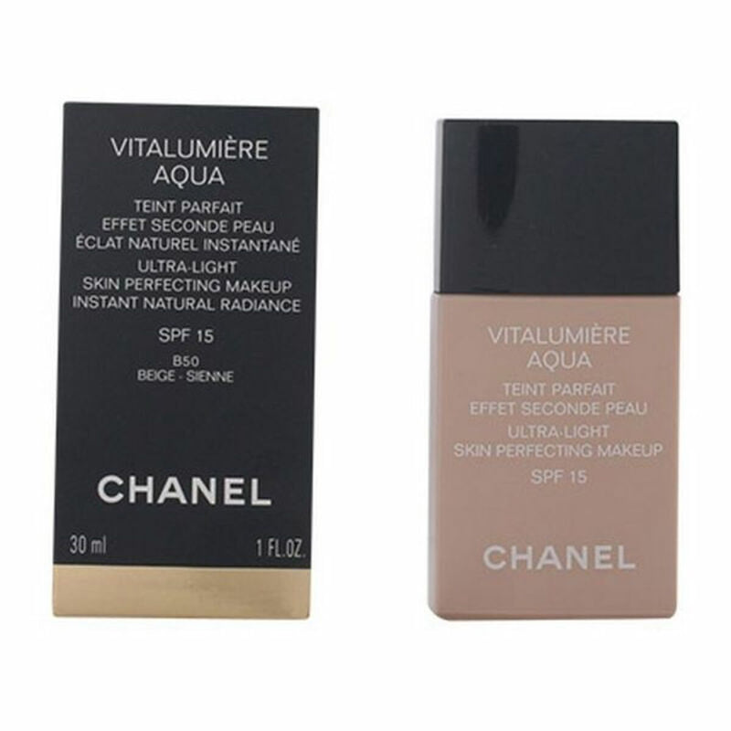 Base de maquillage liquide Vitalumière Aqua Chanel Beauté, Maquillage Chanel   