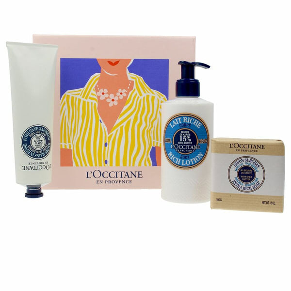 Set de cosmétique unisexe L'Occitane En Provence Karite Lait Ultra Riche Corps (3 pcs) Beauté, Soins de la peau L'Occitane En Provence   