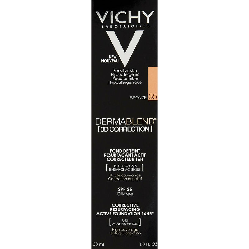 Correcteur facial Vichy Dermablend 55-bronz Spf 15 30 ml Beauté, Maquillage Vichy   