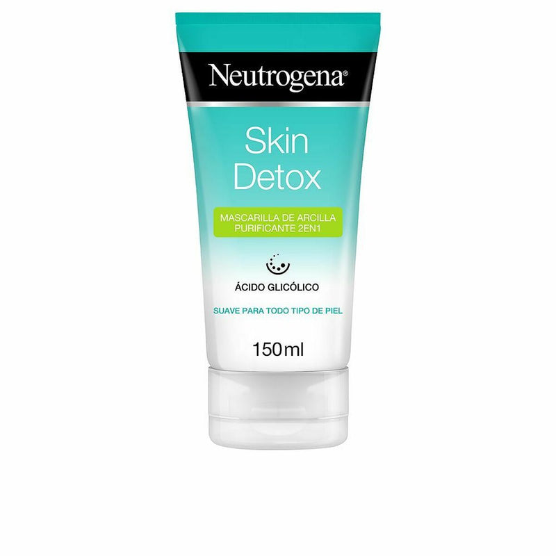 Masque purifiant Neutrogena Skin Detox Nettoyant Hydratant Argile Acide glycolique Détoxifiant (150 ml) Beauté, Soins de la peau Neutrogena   