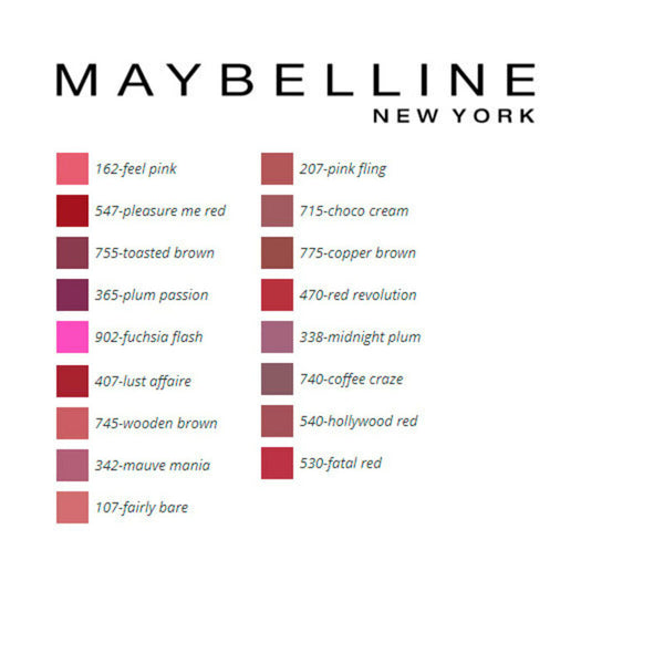 Rouge à lèvres Color Sensational Maybelline Beauté, Maquillage Maybelline   