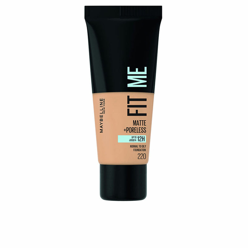 Base de Maquillage Crémeuse Maybelline Fit Me Poreless Nº 220 30 ml Beauté, Maquillage Maybelline   