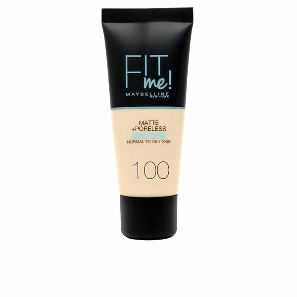 Base de maquillage liquide Maybelline Fit Me! Nº 100 Warm ivory 30 ml Beauté, Maquillage Maybelline   