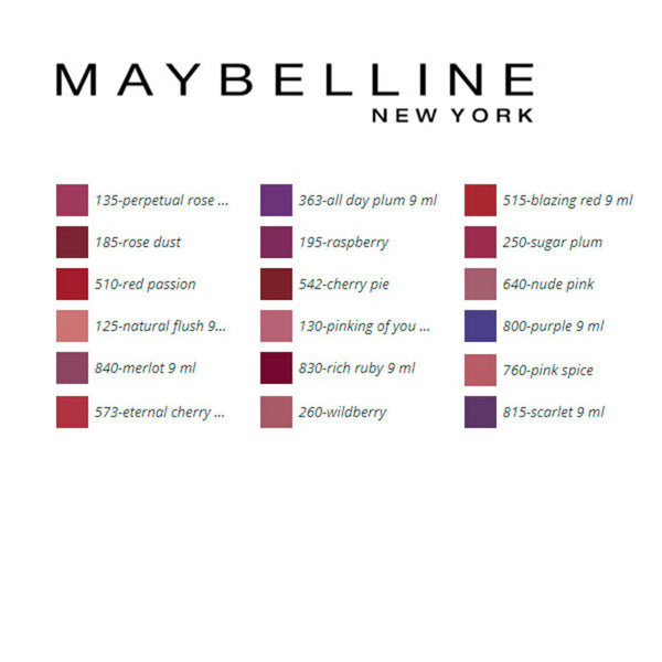 Rouge à lèvres Superstay Maybelline Beauté, Maquillage Maybelline   