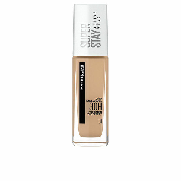 Base de Maquillage Crémeuse Maybelline Superstay Activewear 30h Foundation Nº Warm Nude  (30 ml) Beauté, Maquillage Maybelline   