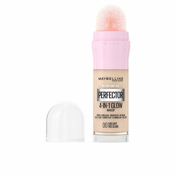 Base de maquillage liquide Maybelline Instant Anti-Age Perfector Glow Nº 00 Fair light 20 ml Beauté, Maquillage Maybelline   