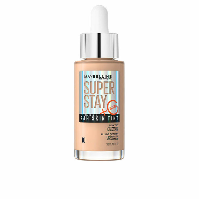 Base de maquillage liquide Maybelline Super Stay Skin Tint Vitamine C Nº 10 30 ml Beauté, Maquillage Maybelline   