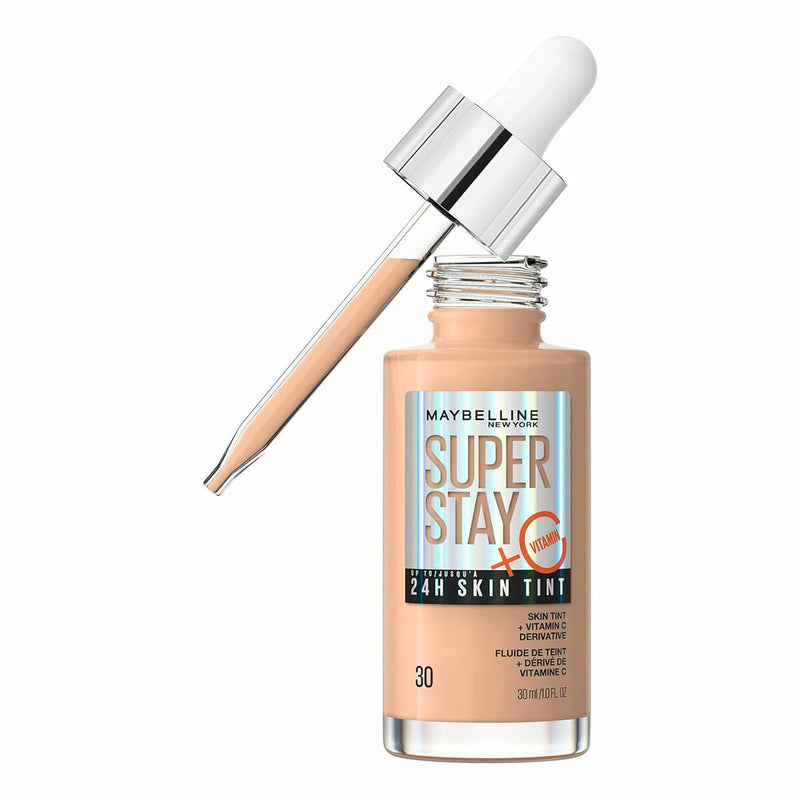 Base de maquillage liquide Maybelline Super Stay Skin Tint Vitamine C Nº 30 30 ml Beauté, Maquillage Maybelline   