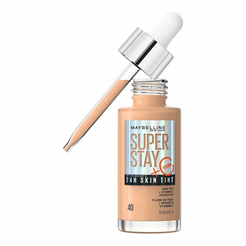 Base de maquillage liquide Maybelline Super Stay Skin Tint Vitamine C Nº 40 30 ml Beauté, Maquillage Maybelline   