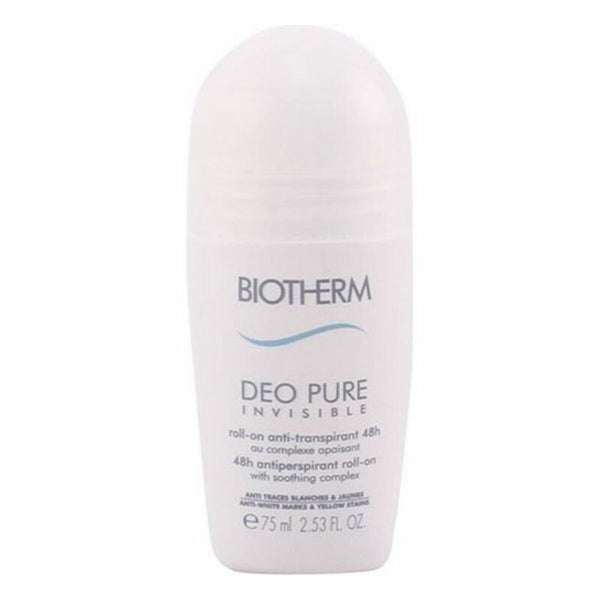 Déodorant Roll-On Deo Pure Invisible Biotherm BIOPUIF2107500 75 ml Beauté, Bain et hygiène personnelle Biotherm   