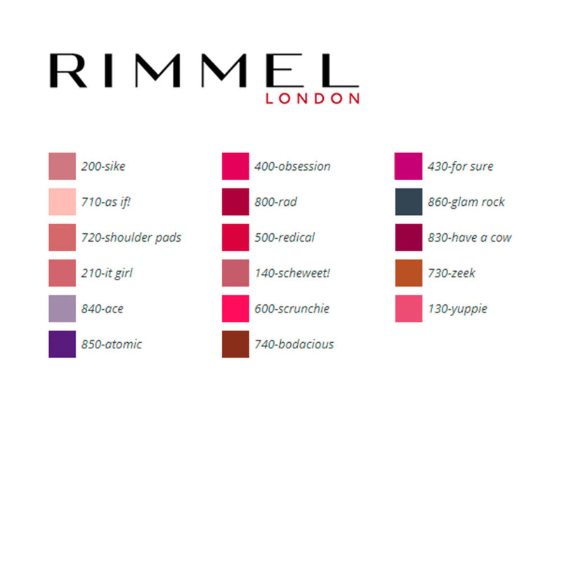 Rouge à lèvres Rimmel London (5,5 ml) Beauté, Maquillage Rimmel London   