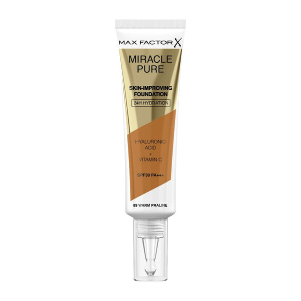 Base de Maquillage Crémeuse Max Factor Miracle Pure Nº 89 Warm praline Spf 30 30 ml Beauté, Maquillage Max Factor   