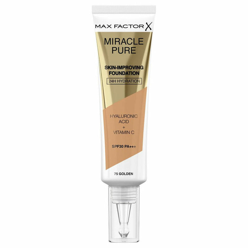 Base de maquillage liquide Max Factor Miracle Pure 75-golden SPF 30 (30 ml) Beauté, Maquillage Max Factor   