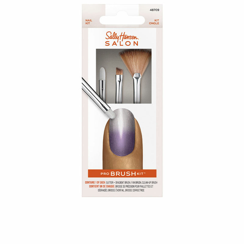 Kit de broche de maquillage Sally Hansen Pro Brush Lote 3 Pièces Beauté, Ustensiles et accessoires Sally Hansen   