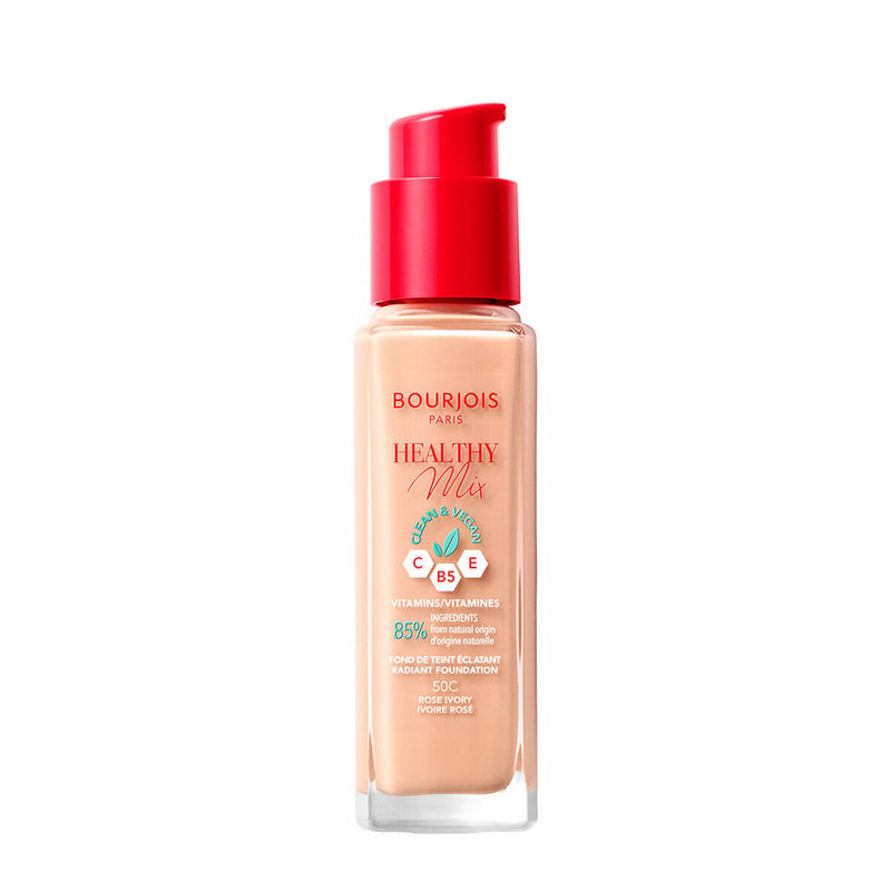 Base de maquillage liquide Bourjois Healthy Mix Nº 50C Rose ivory 30 ml Beauté, Maquillage Bourjois   