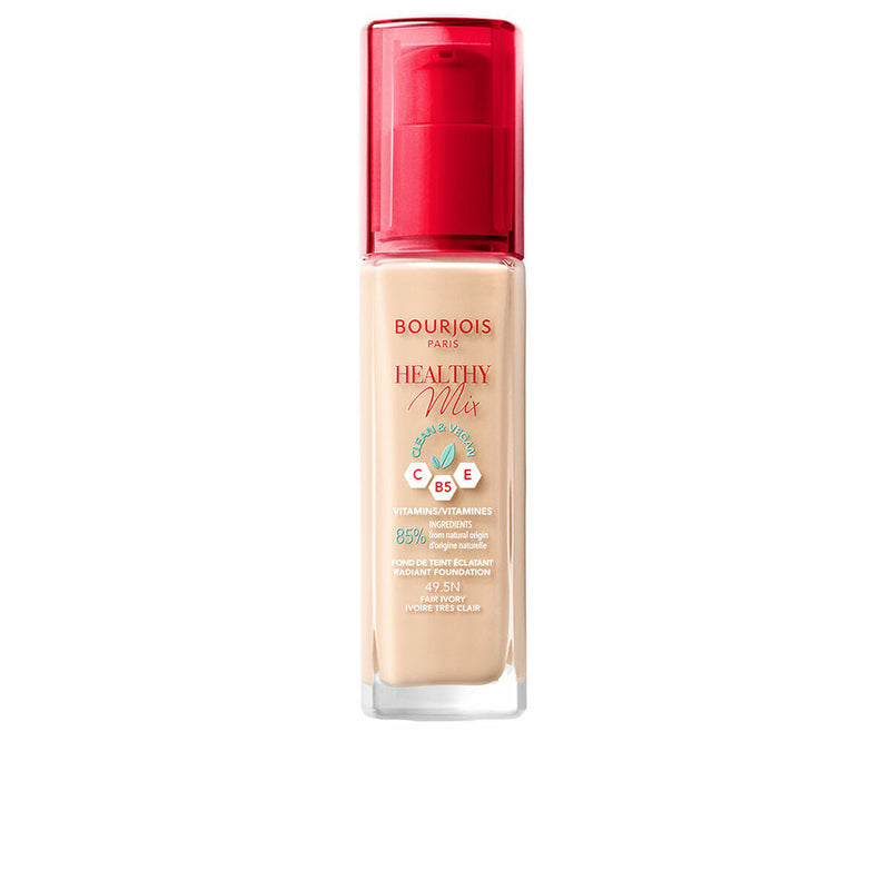 Base de maquillage liquide Bourjois Healthy Mix Nº 49.5N Fair ivory 30 ml Beauté, Maquillage Bourjois   