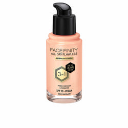 Base de Maquillage Crémeuse Max Factor Face Finity All Day Flawless 3-en-1 Spf 20 Nº C30 Porcelain 30 ml Beauté, Maquillage Max Factor   