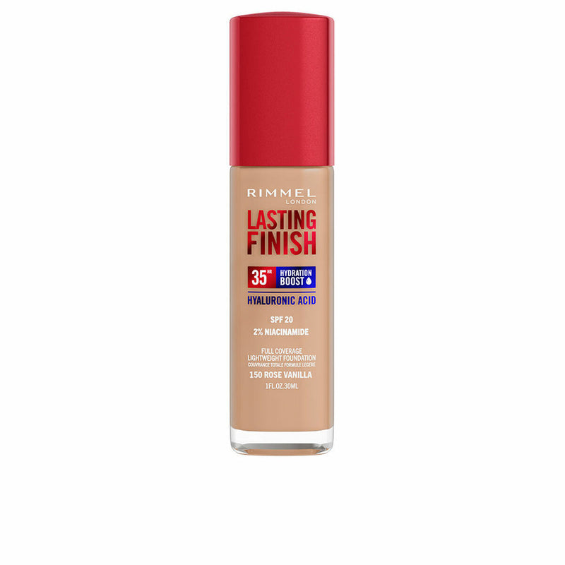 Base de maquillage liquide Rimmel London Lasting Finish Nº 150 Rose Vanilla Spf 20 30 ml Beauté, Maquillage Rimmel London   