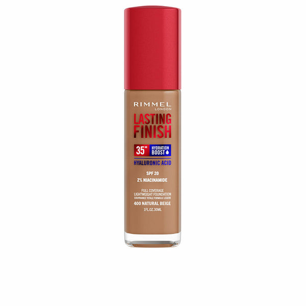 Base de maquillage liquide Rimmel London Lasting Finish Nº 400 Natural Beige Spf 20 30 ml Beauté, Maquillage Rimmel London   