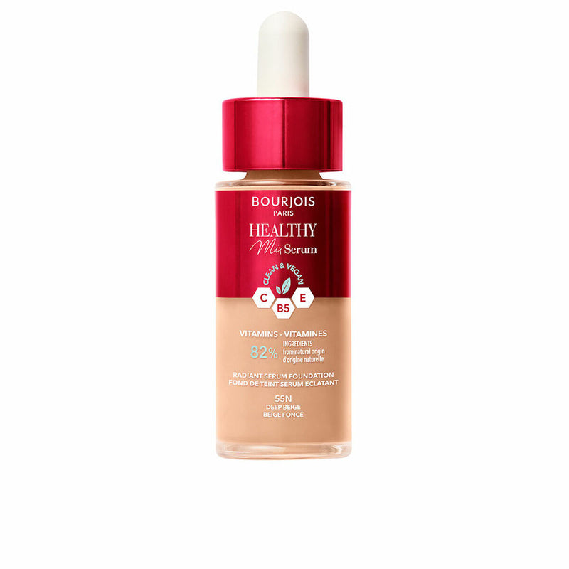 Base de maquillage liquide Bourjois Healthy Mix Sérum Nº 55N Deep beige 30 ml Beauté, Maquillage Bourjois   